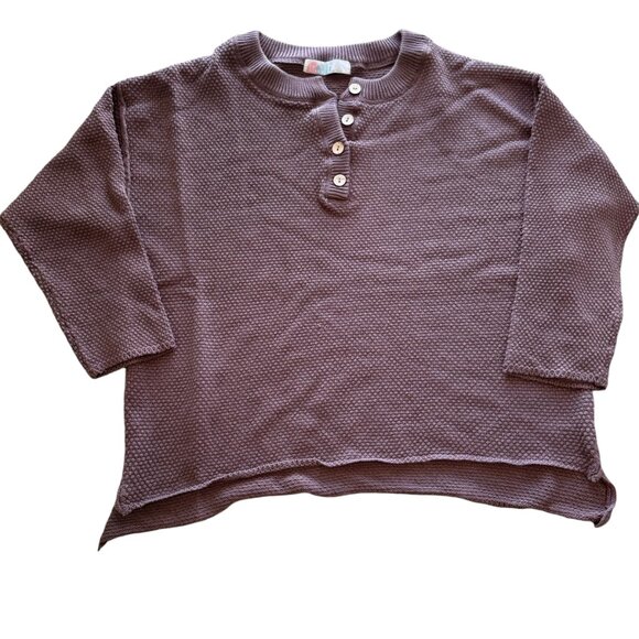 Free People Hailee Sweater Set in Gulf Cocoa New - Picture 6 of 8